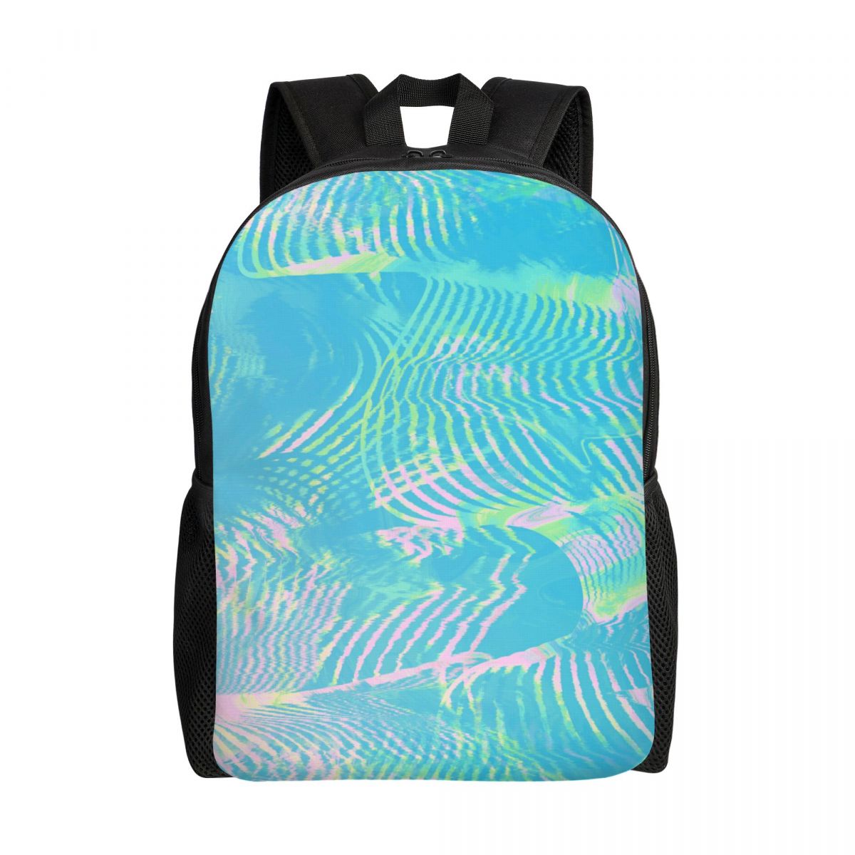 Laptop Accessories For College - Mochila personalizada con textura abstracta de