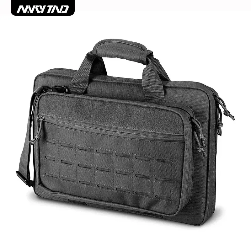Laptop Accessories Box - Bolsa de arma táctica bloqueable con