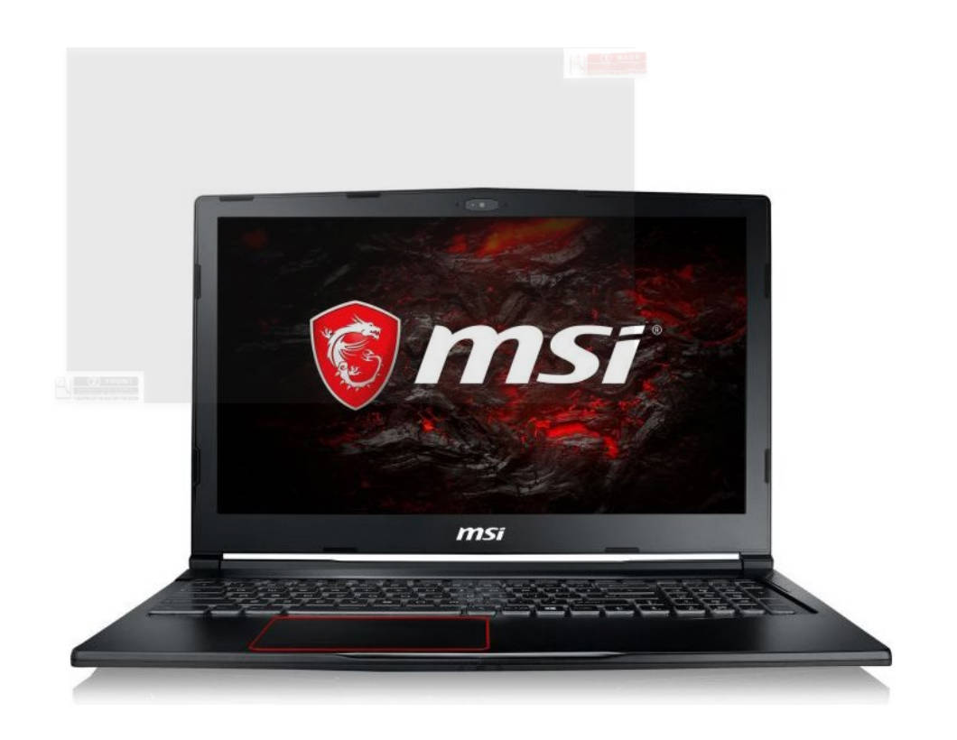 Laptop Accessories Msi - 3 unids/pack claro/mate portátil película protectora