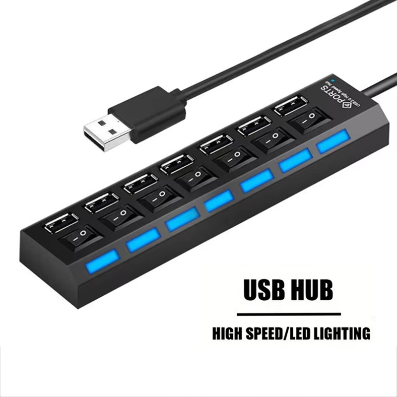 Laptop Accessories For Office - Divisor Hub USB 2,0 de 7