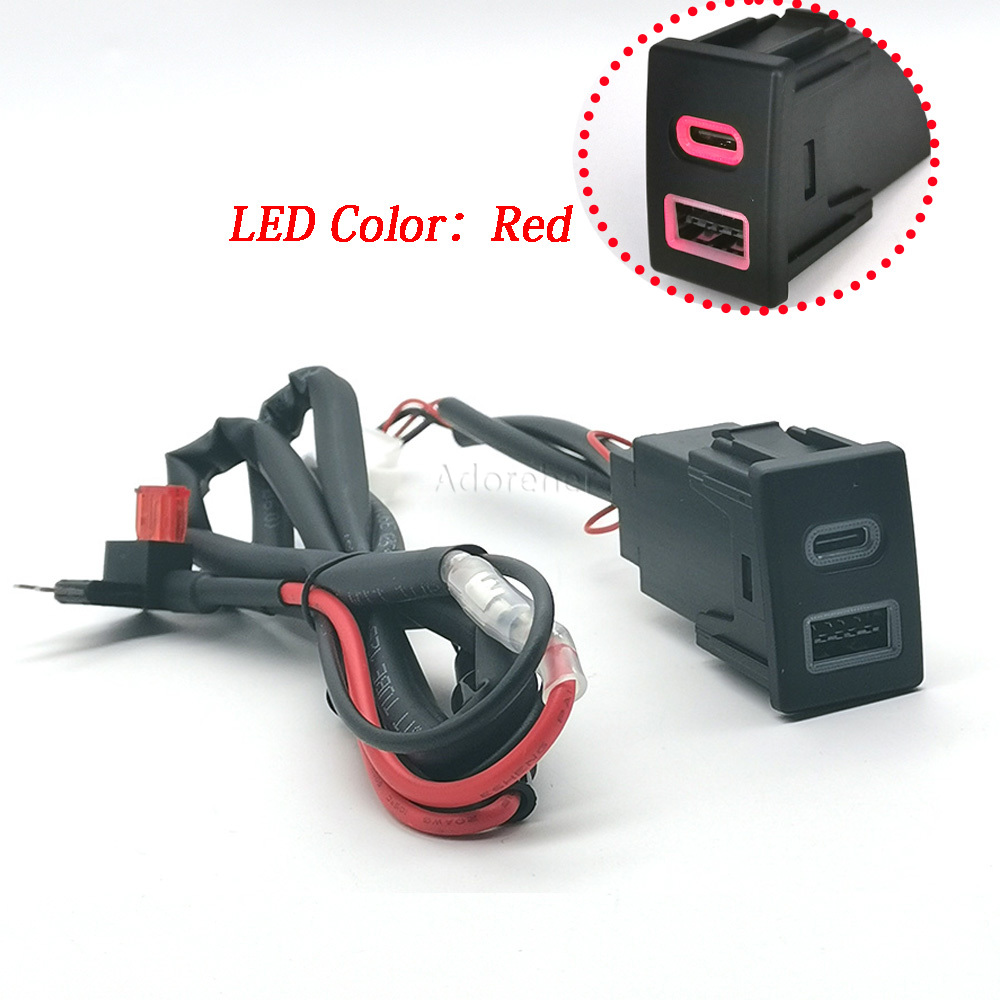 Usb C Power Adapter - 1 unidad de cargador rápido LED