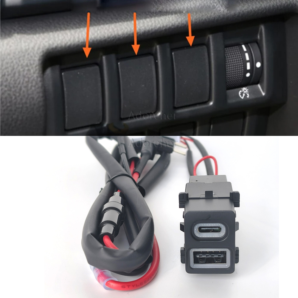 Usb C Power Adapter - Cargador de Coche USB QC3.0 Tipo-C