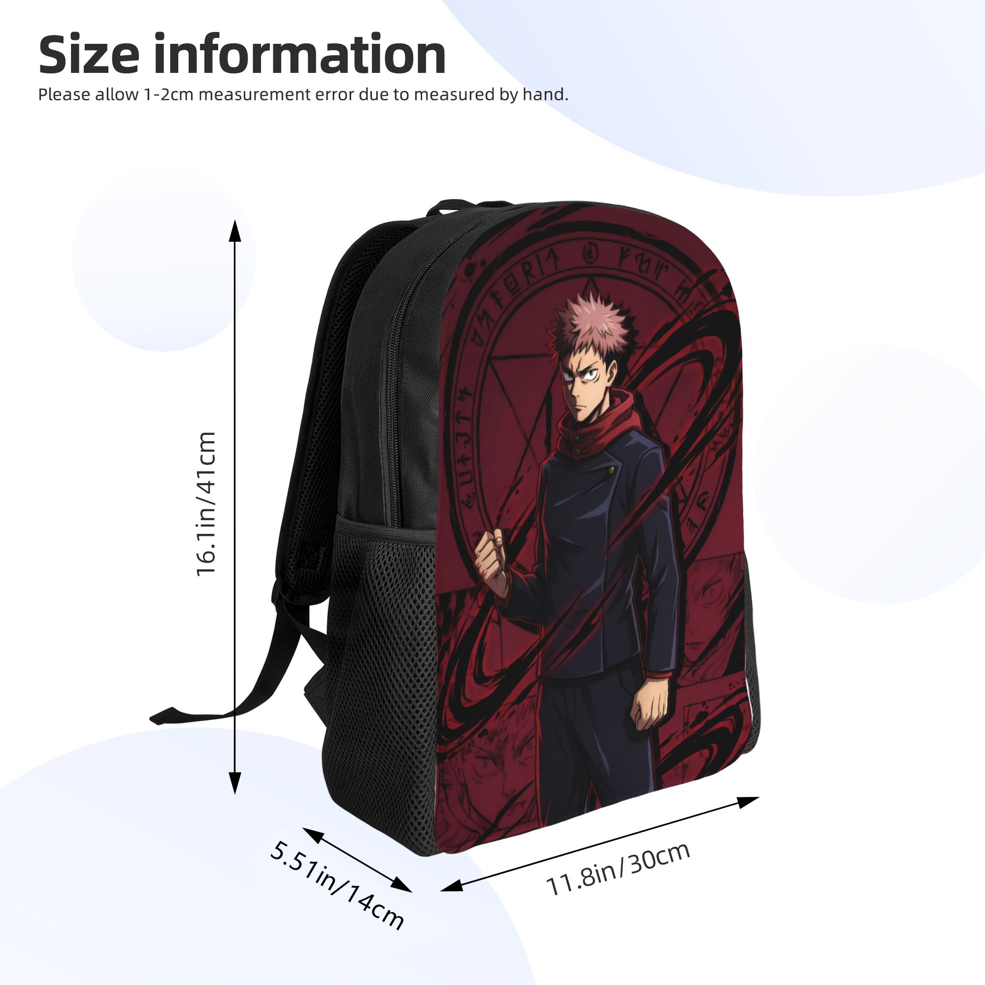 Mochila con estampado 3D de J- - Laptop Accessories For College reseña y precio