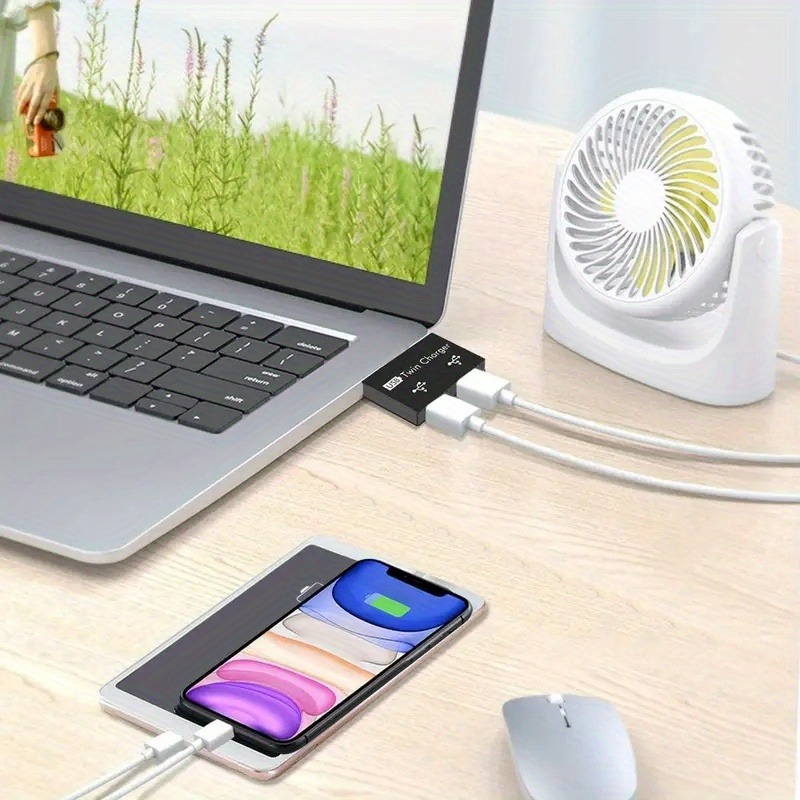 Divisor USB2.0 de 1 macho a 2  - Laptop Accessories Price reseña y precio