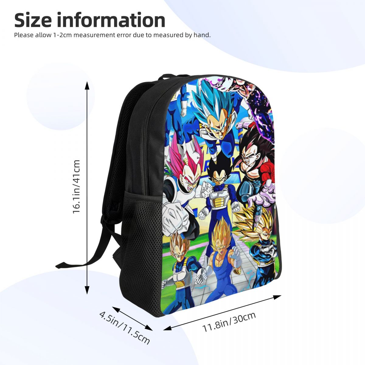 Mochila personalizada V-Vegeta - Laptop Accessories For College reseña y precio