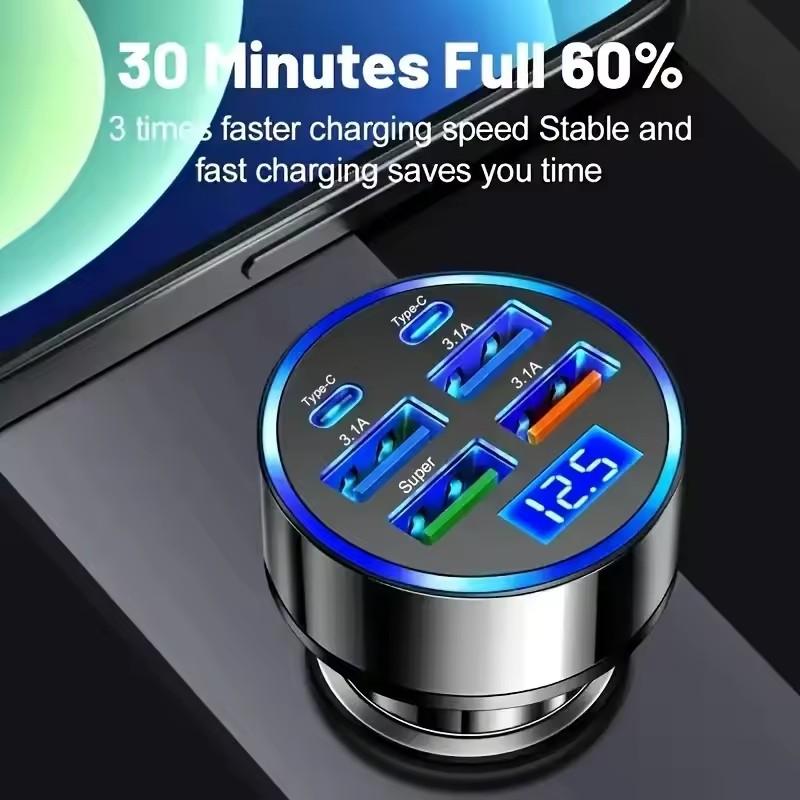 Cargador de coche PD de 300W,  - Usb C Power Adapter reseña y precio