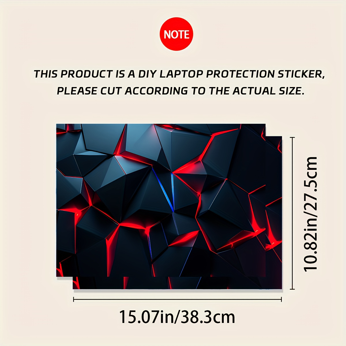 Paquete de 2 pegatinas decorat - Laptop Accessories Msi reseña y precio