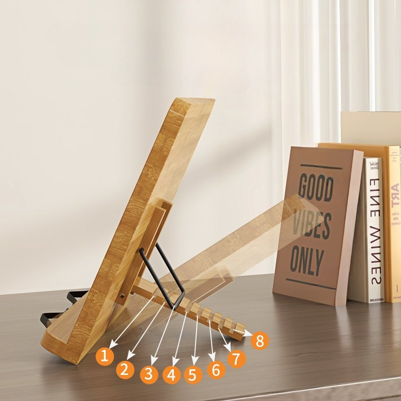 Soporte de Lectura de Madera,  - Laptop Accessories For Office reseña y precio