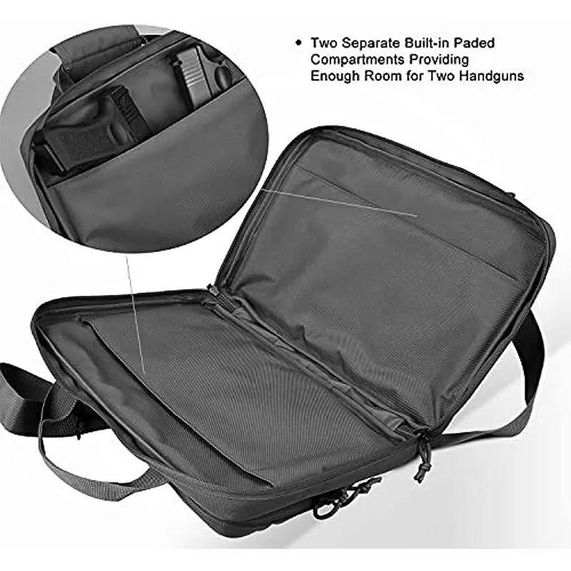 Bolsa de arma táctica bloqueab - Laptop Accessories Box reseña y precio