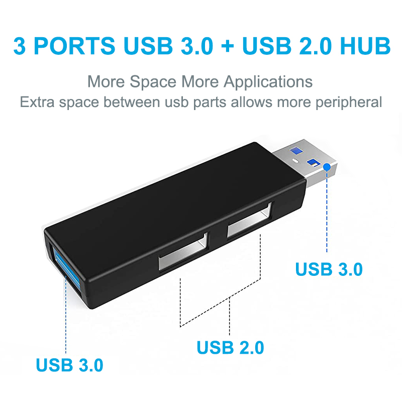 Hub Usb Splitter uno 3,0 y dos - Laptop Accessories Macbook reseña y precio