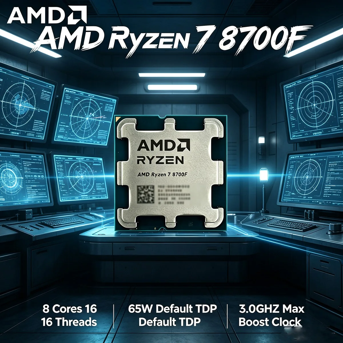 CPU AMD Ryzen 7 8700F de 8 núc - Amd Cpu Ryzen 5 reseña y precio