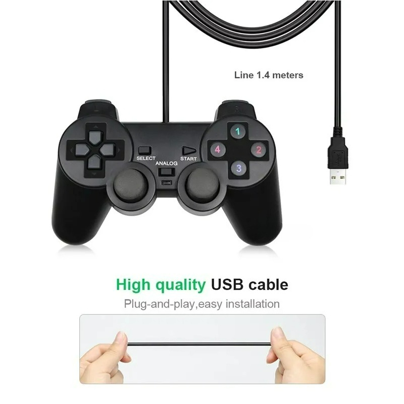 Joystick USB con Cable para Ju - Laptop Accessories Ideas reseña y precio
