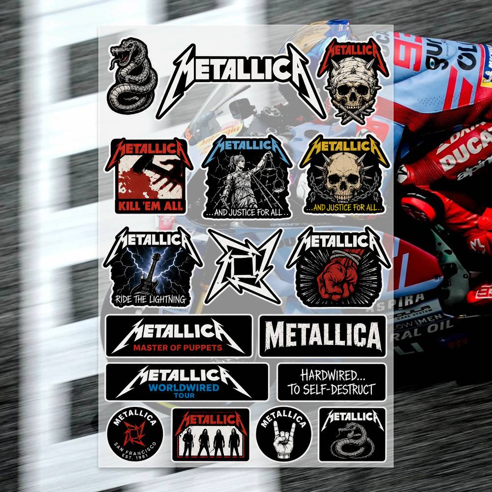 Pegatinas M-Metallica para Mot - Laptop Accessories Ideas reseña y precio