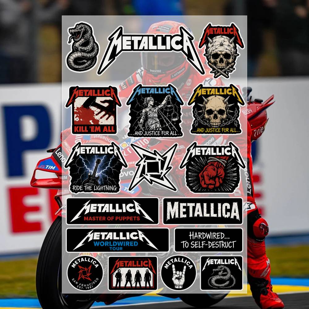 Pegatinas M-Metallica para Mot - Laptop Accessories Ideas reseña y precio