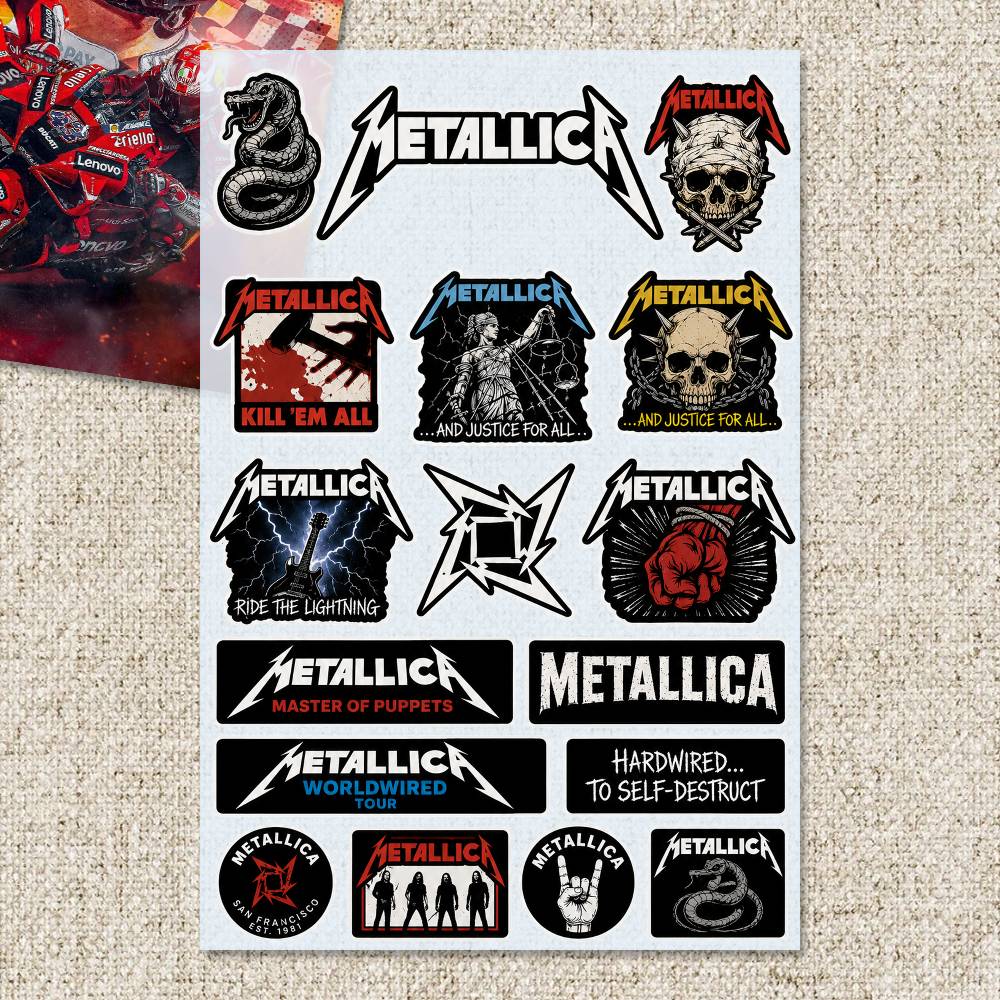 Pegatinas M-Metallica para Mot - Laptop Accessories Ideas reseña y precio
