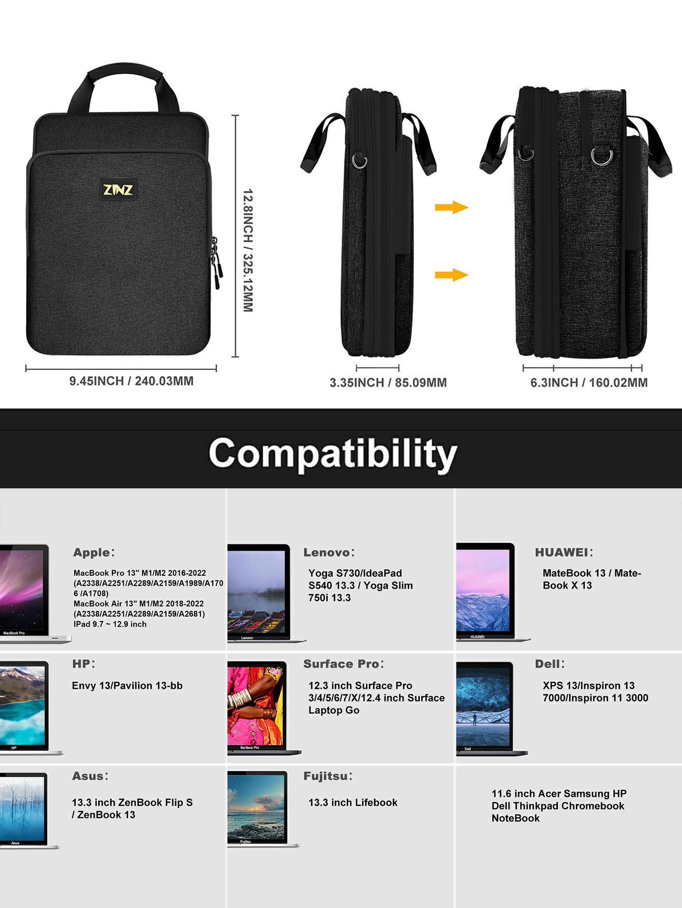 Bolso de hombro para portátil  - Laptop Accessories Box reseña y precio