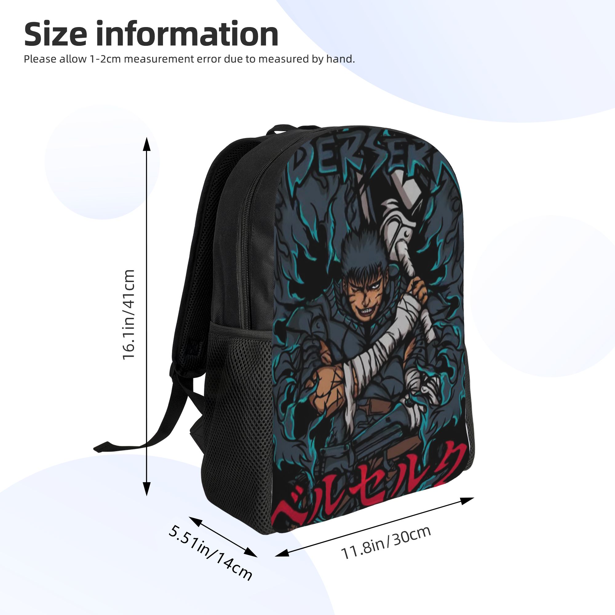 Mochila de viaje B-Berserks pa - Laptop Accessories For College reseña y precio