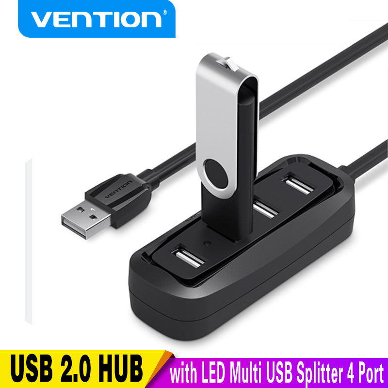 Vention USB 2,0 HUB de 4 puert - Laptop Accessories Box reseña y precio
