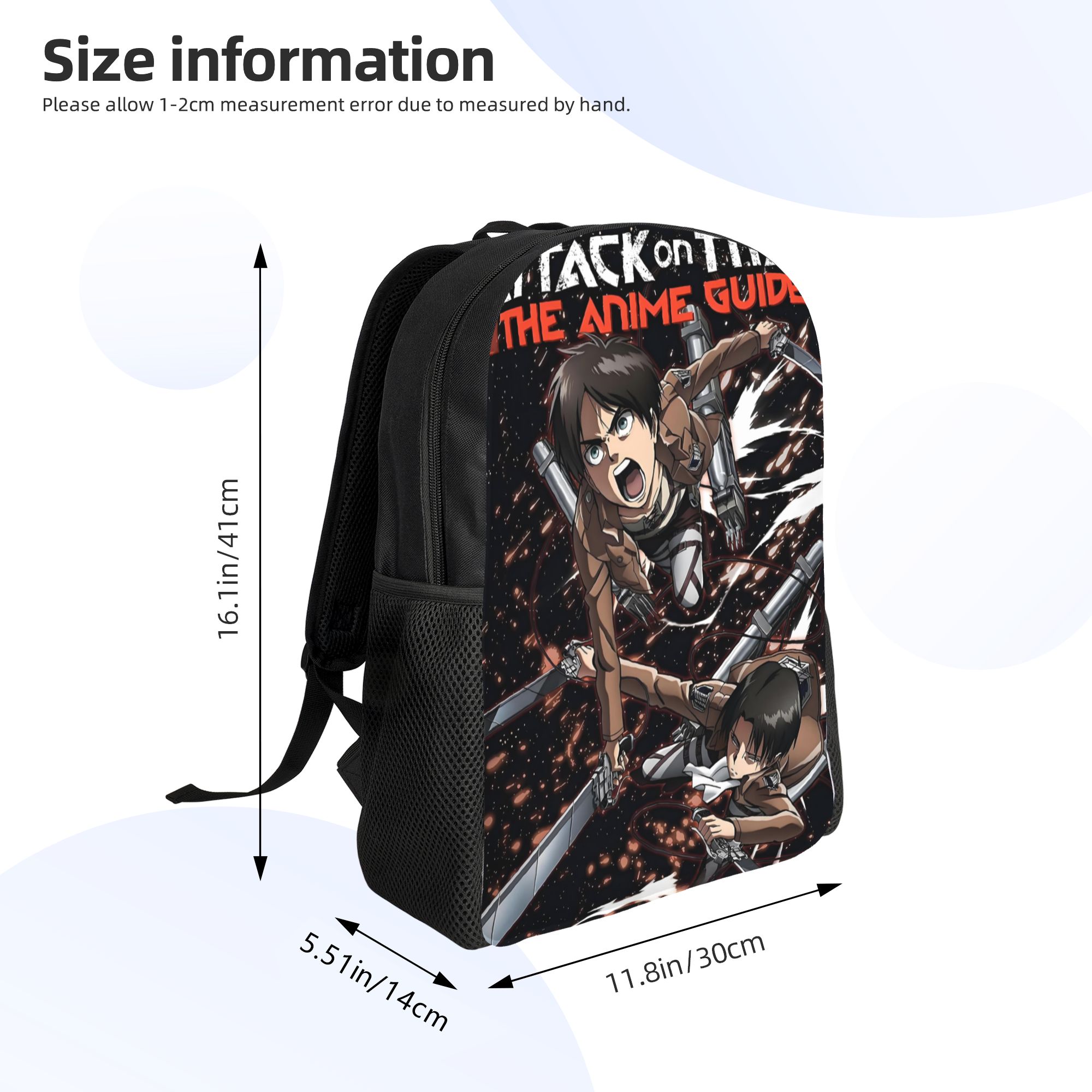 Mochila de viaje Attacks on Ti - Laptop Accessories For College reseña y precio