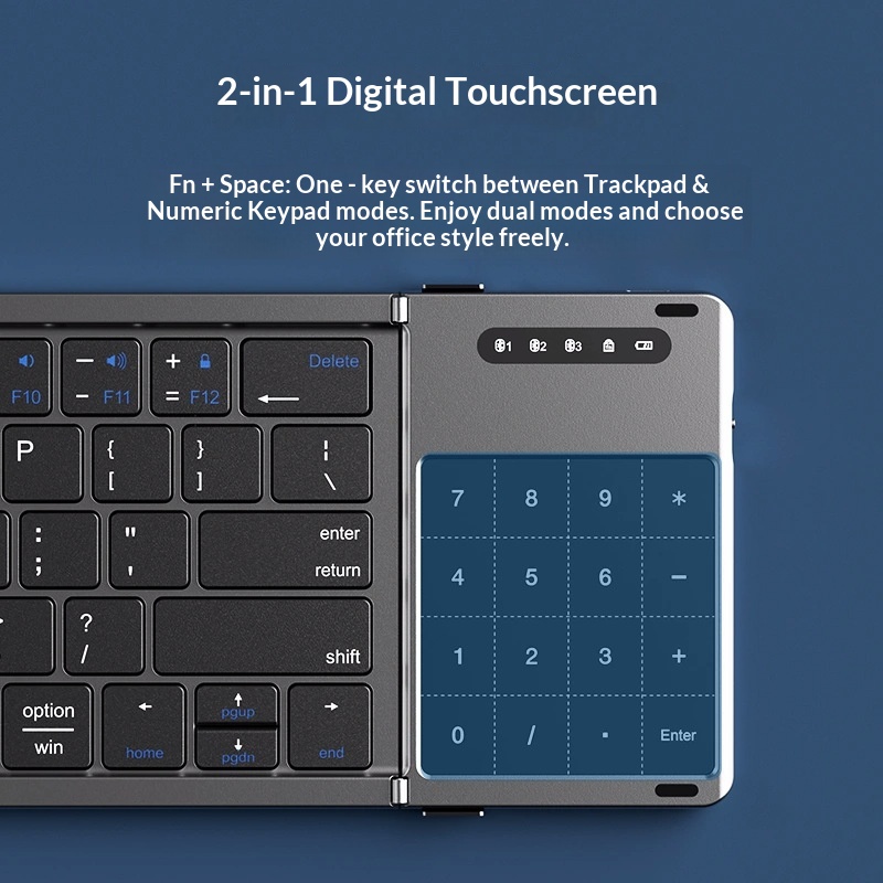 Teclado inalámbrico Bluetooth  - Laptop Accessories Computer reseña y precio