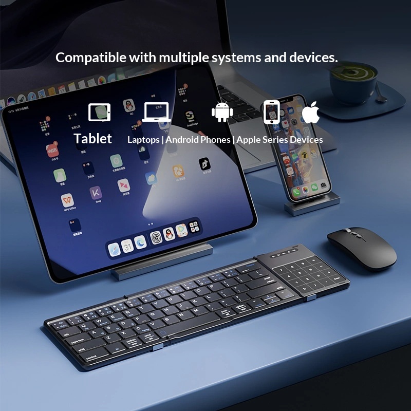 Teclado inalámbrico Bluetooth  - Laptop Accessories Computer reseña y precio