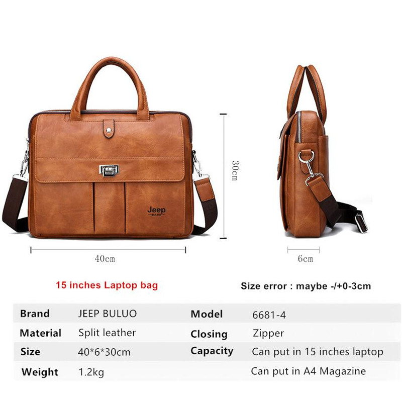 Maletín de Cuero para Hombre J - Laptop Accessories Box reseña y precio